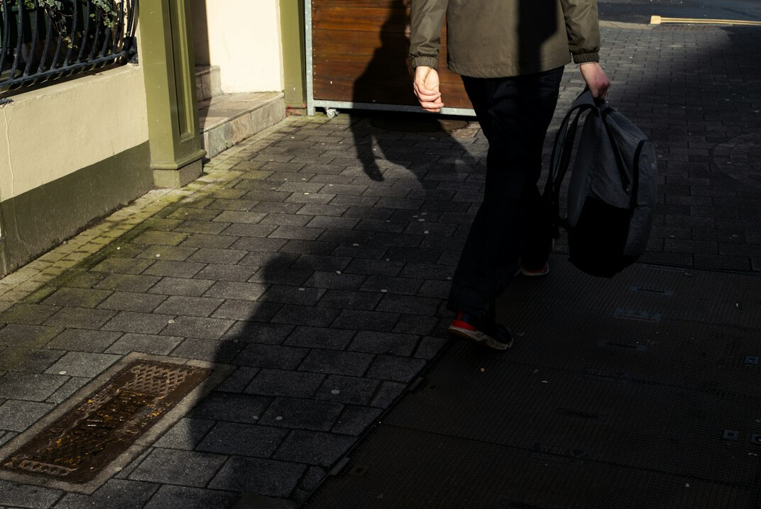 private investigator in shadow